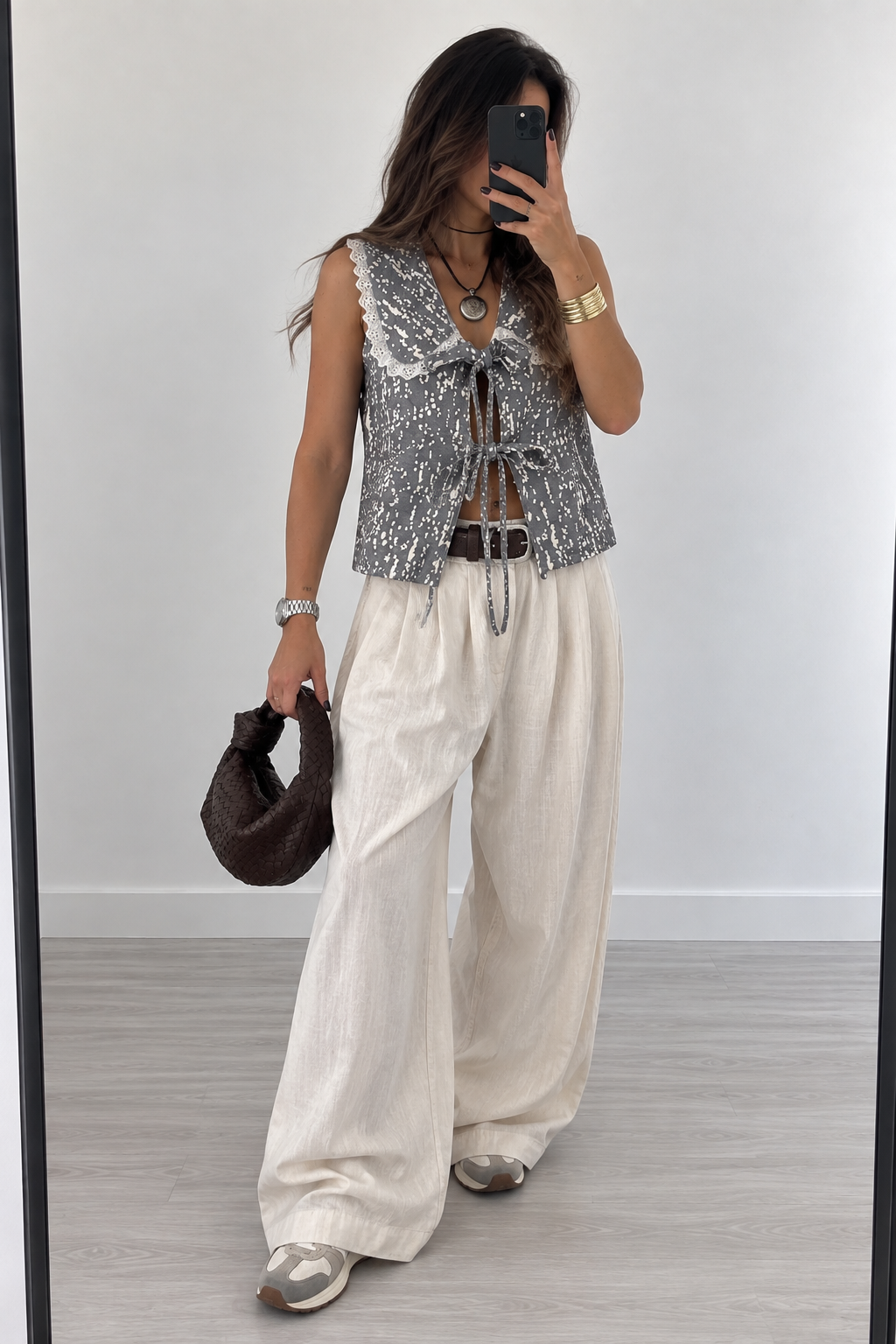 CHALECO NARA GREY