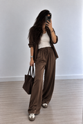 PANTALÓN SATINADO BROWN
