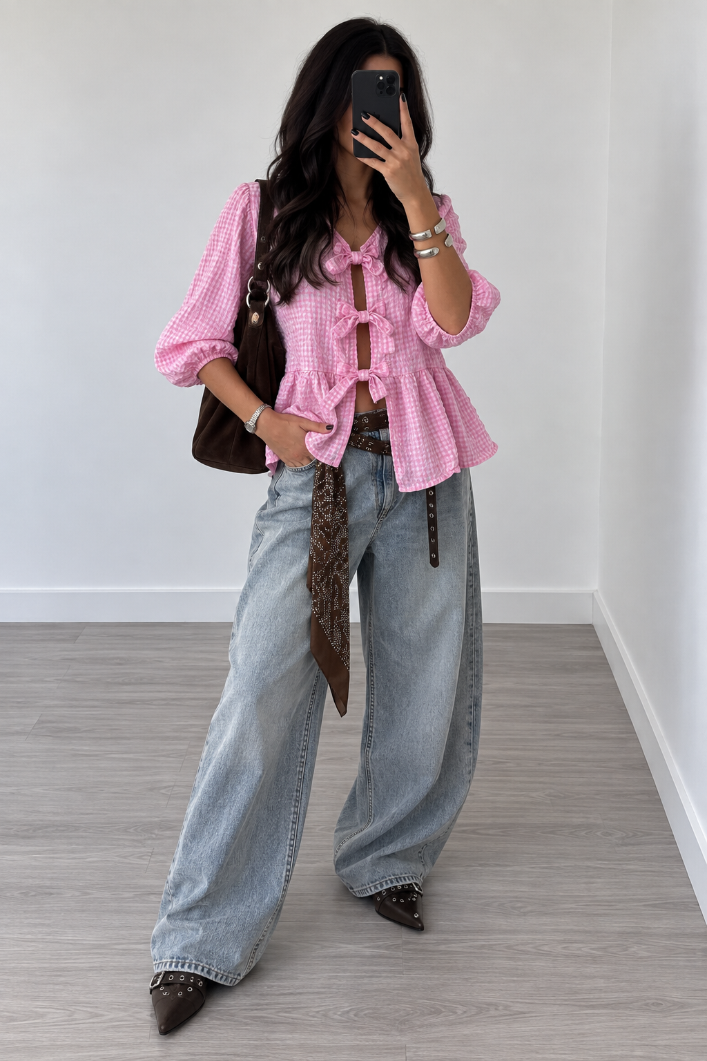 BLUSA VICHY PINK